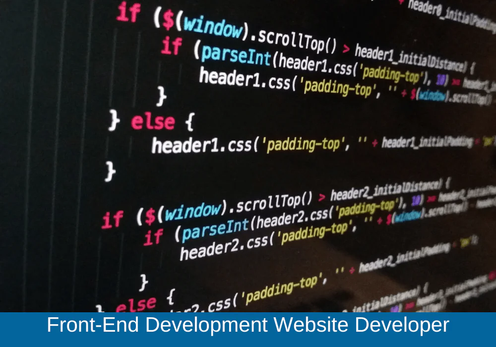 Front-End Development Website Developer
