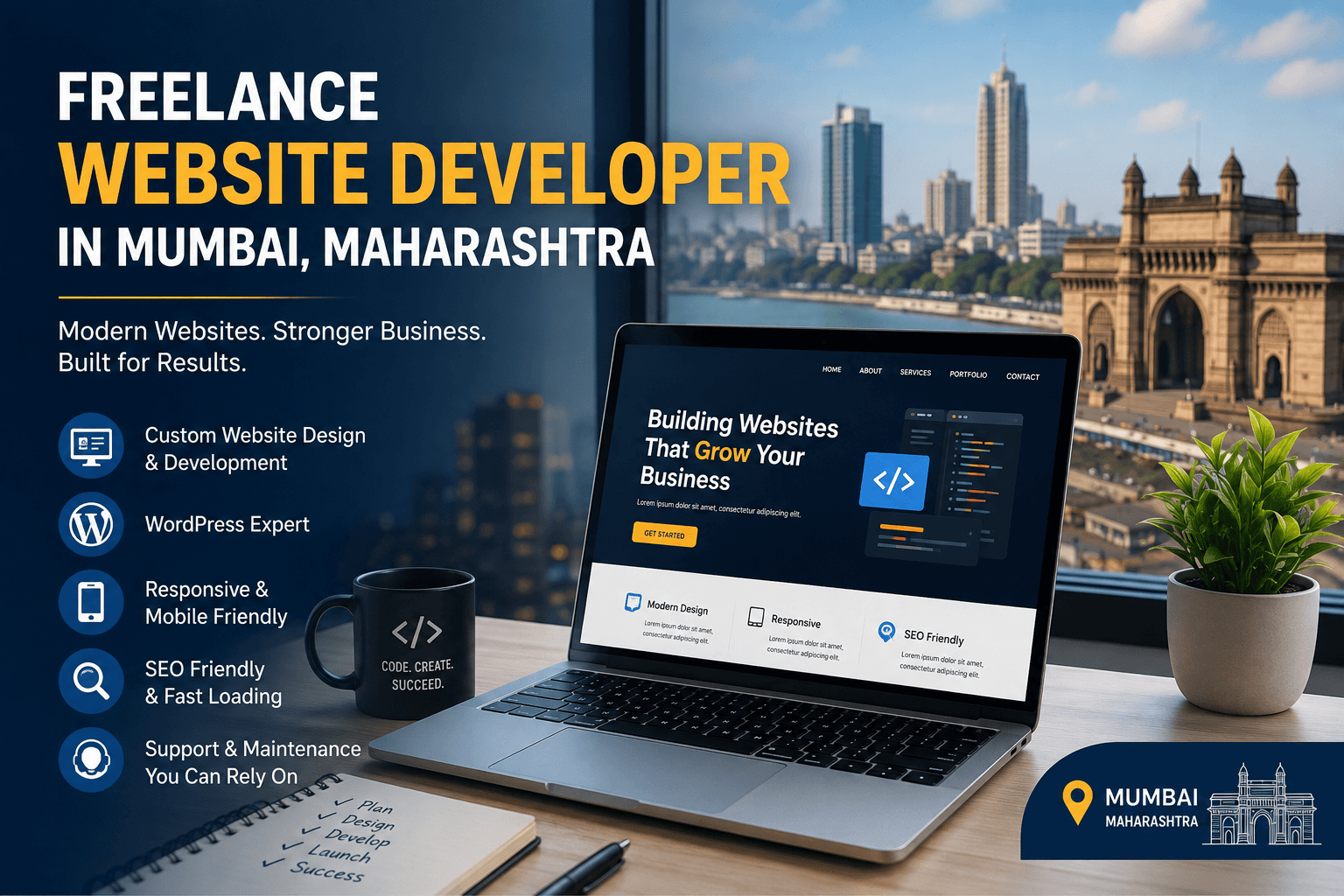 Professional Freelance Website Developer in Mumbai
